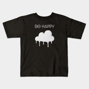 Dixie Damelio - be happy Cloud (logo + title)| Charli Damelio Hype House Tiktok Kids T-Shirt